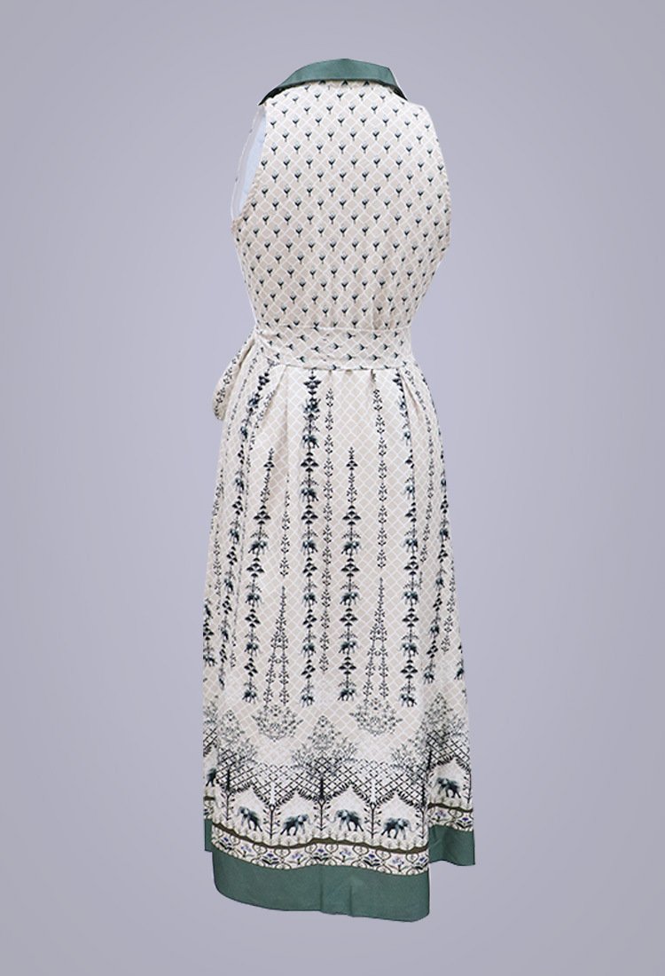 Women Summer Sleeveless Print Dresses-STYLEGOING