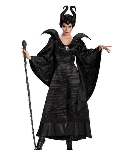 Black Women Demon Witch Cosplay for Halloween Party