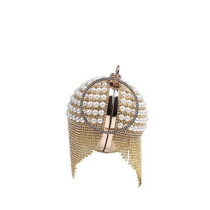 Fashion Round Shaped Evening Party Cosmetics Bags