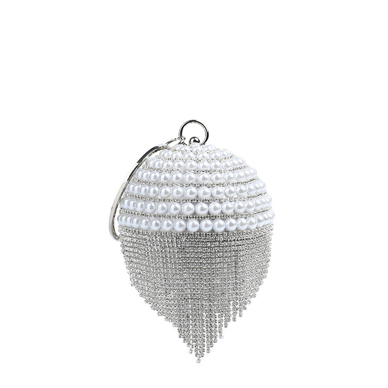 Fashion Round Shaped Evening Party Cosmetics Bags