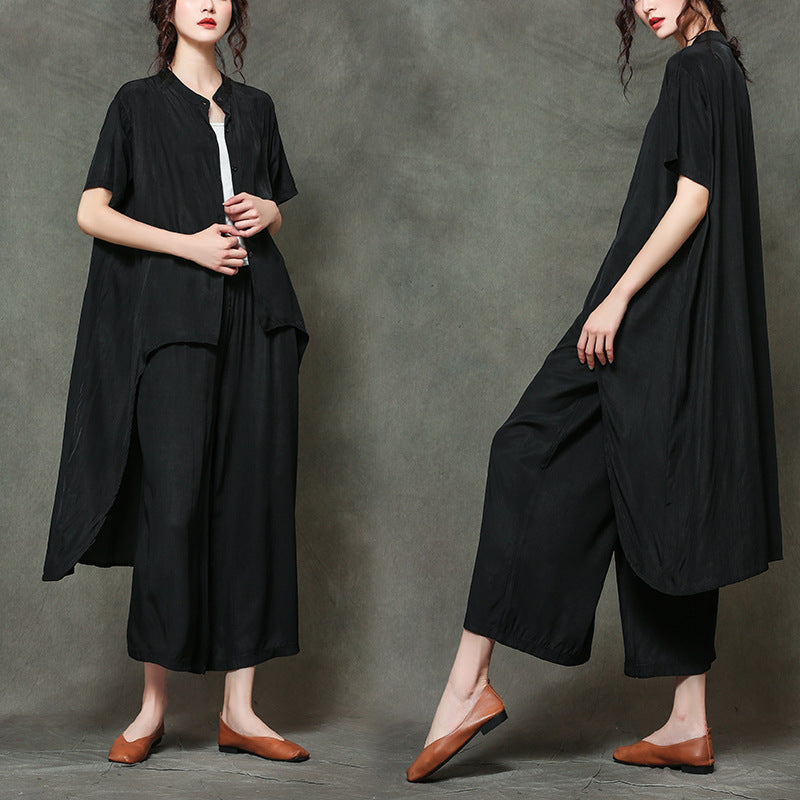 Leisure Summer Two Pieces Plus Sizes Summer Out Suits