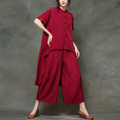 Leisure Summer Two Pieces Plus Sizes Summer Out Suits