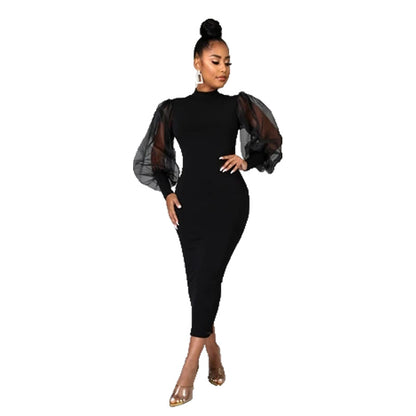 Black Long Sleeves Dresses for Women