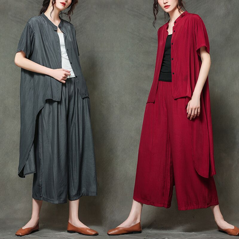 Leisure Summer Two Pieces Plus Sizes Summer Out Suits
