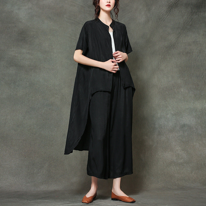Leisure Summer Two Pieces Plus Sizes Summer Out Suits