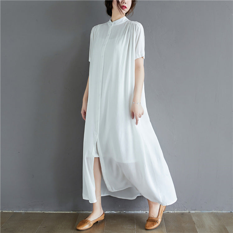 Summer Plus Sizes Long Shirt Dresses