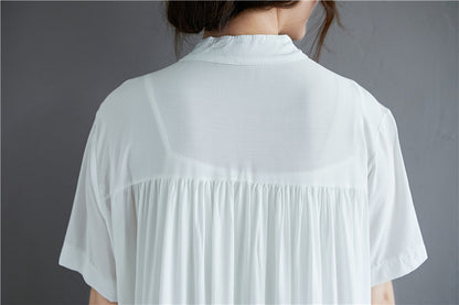 Summer Plus Sizes Long Shirt Dresses