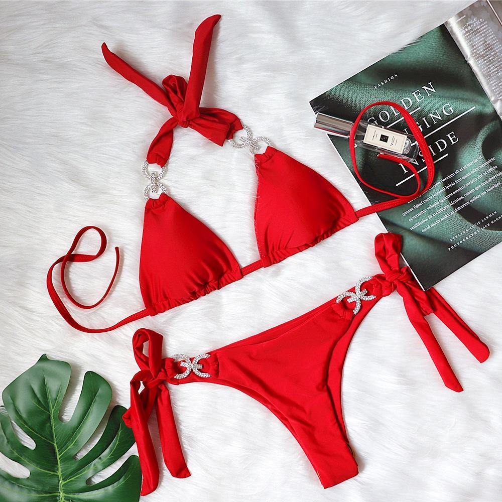 Sexy Rhinestone Summer Beach Bikni-STYLEGOING