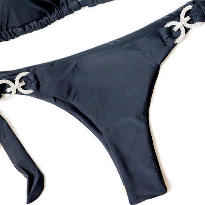 Sexy Rhinestone Summer Beach Bikni-STYLEGOING