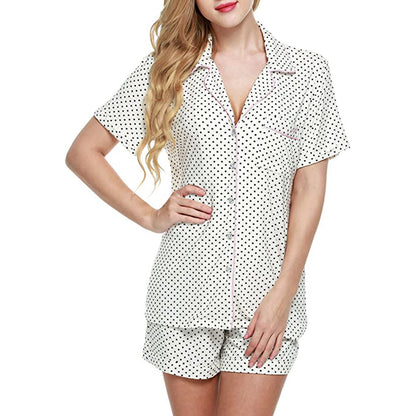 Leisure Summer Women Two Pieces Sleepwear