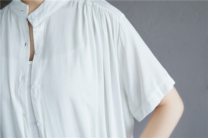 Summer Plus Sizes Long Shirt Dresses