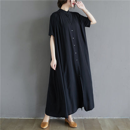 Summer Plus Sizes Long Shirt Dresses