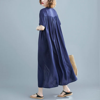 Simple Design Summer Plus Sizes Long Shirt Dresses