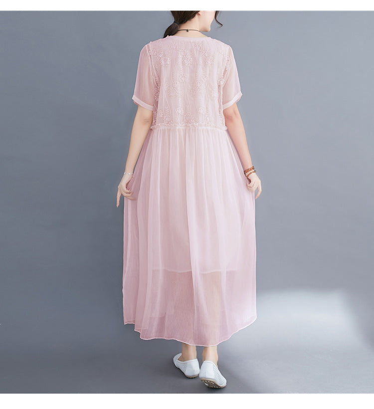Summer Fairy Chiffon Women Plus Sizes Dresses