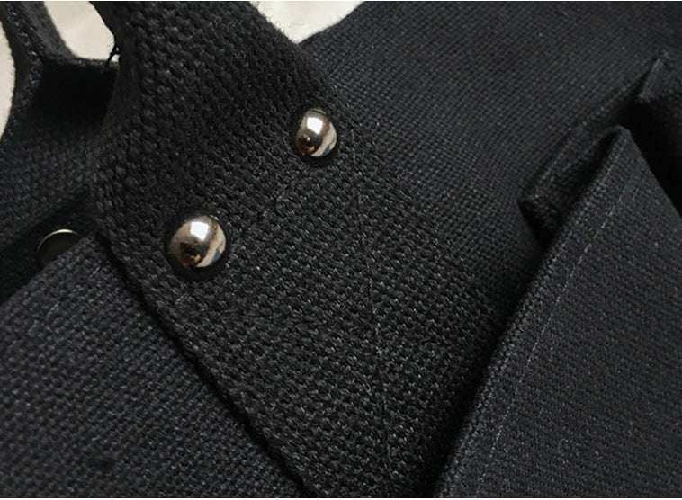 Casual Large Storage Multi Pockets Canvas Tote Handbags