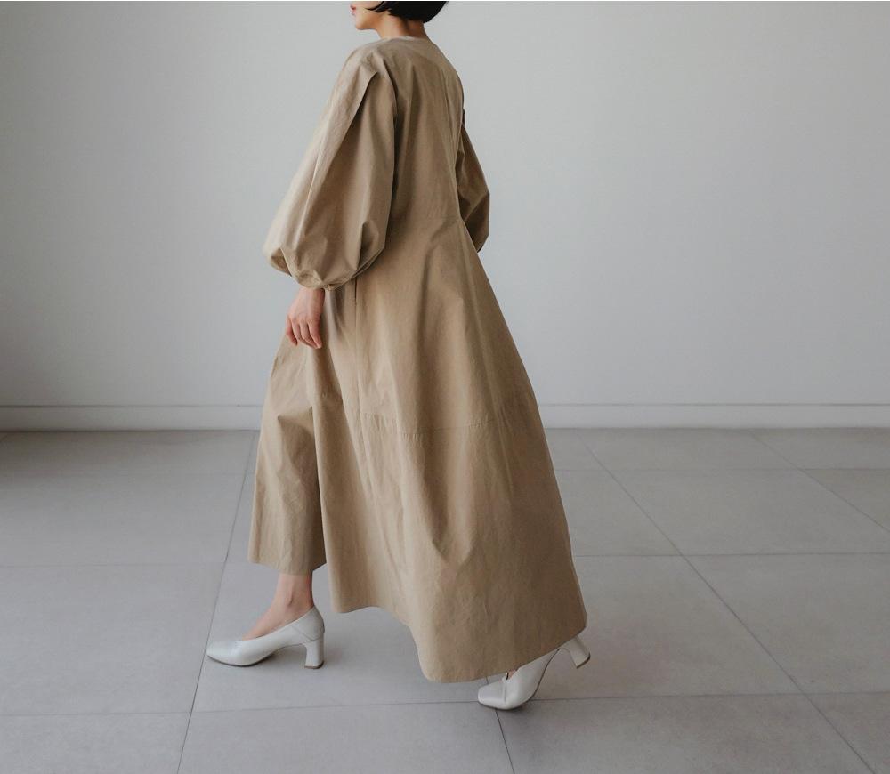 Women Loose Midi Length Casual Fall Dresses-STYLEGOING
