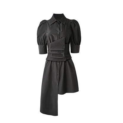 Sexy Summer Forest Design Short Shirt Dresses