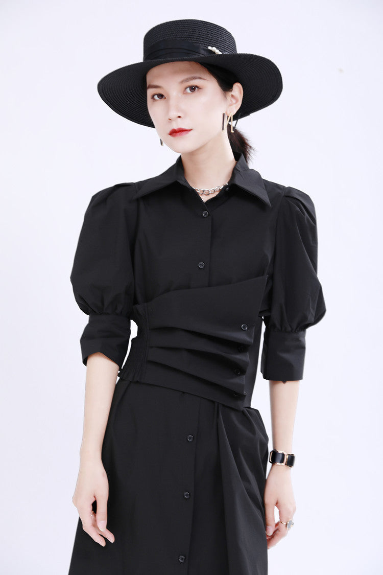 Sexy Summer Forest Design Short Shirt Dresses