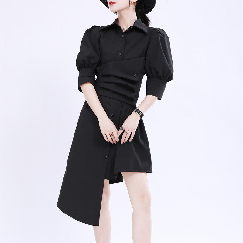 Sexy Summer Forest Design Short Shirt Dresses