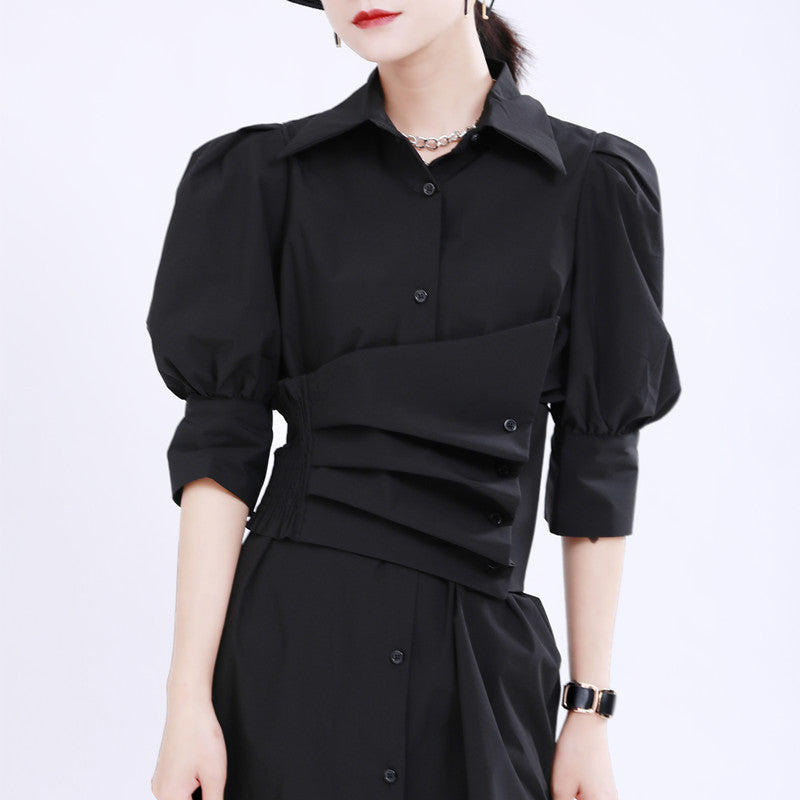 Sexy Summer Forest Design Short Shirt Dresses