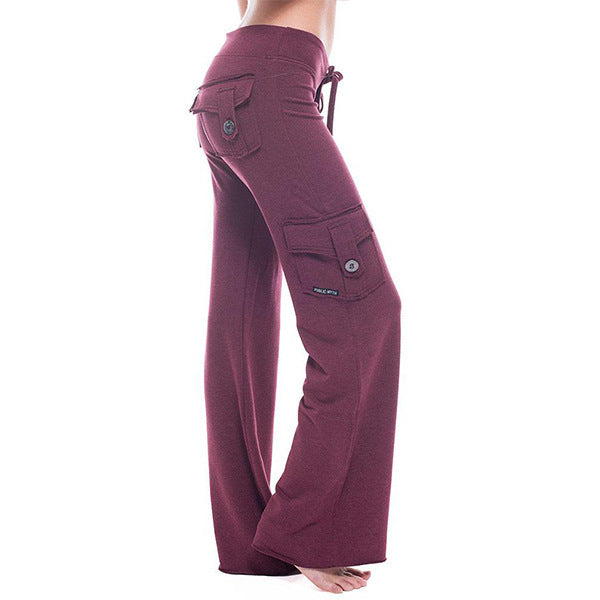 Women Elastic Waist Pants