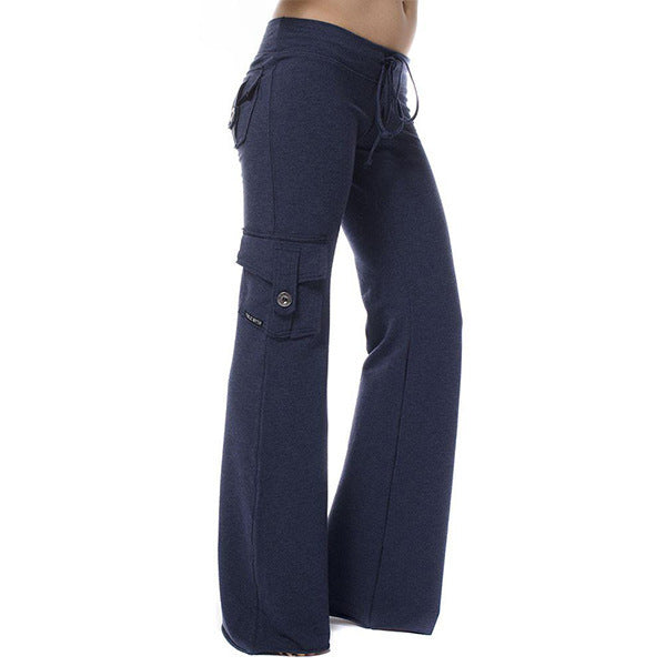 Women Elastic Waist Pants