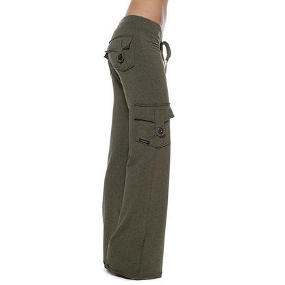 Women Elastic Waist Pants