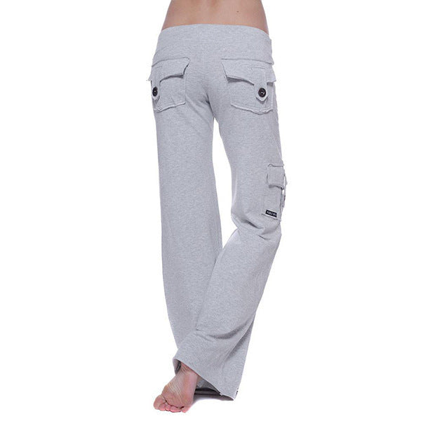 Women Elastic Waist Pants