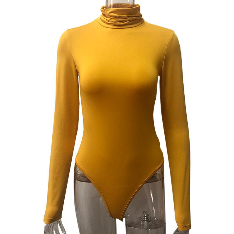 Sexy Long Sleeves Basic Jumpsuits