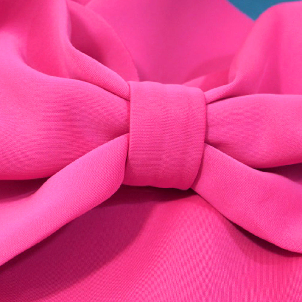 Sexy One Shoulder Ruffled Bowknot Evening Dresses