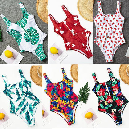 One Piece Summer Beach Swimsuits-STYLEGOING