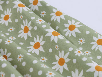 Summer Sleevess Retro Floral Print Women Dresses-STYLEGOING