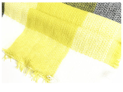 Winter Warm Plaid Scarves for Women