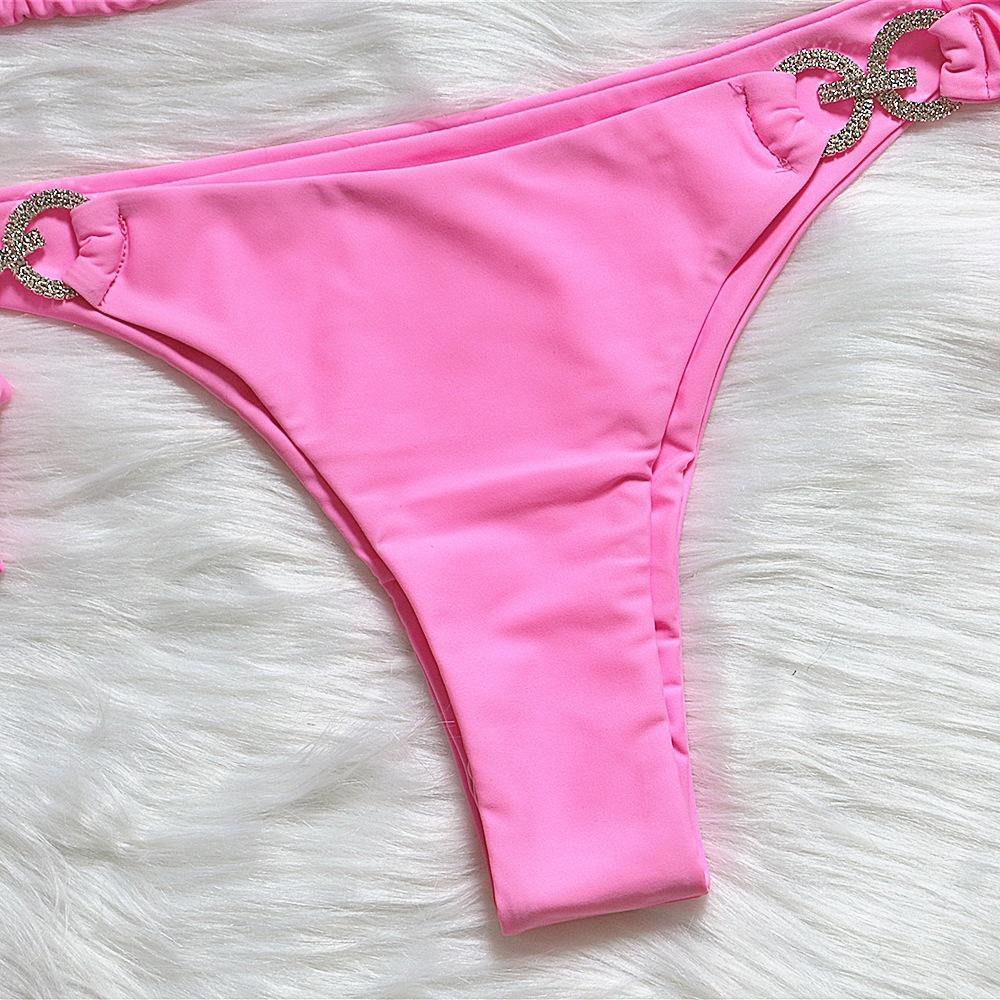 Sexy Rhinestone Summer Beach Bikni-STYLEGOING