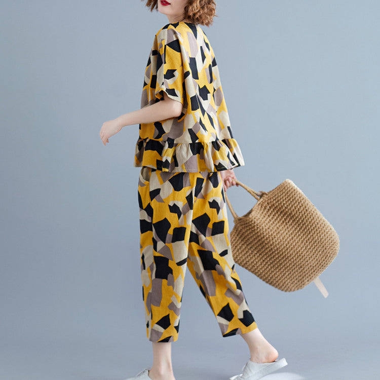 Summer Two Pieces Women Suits