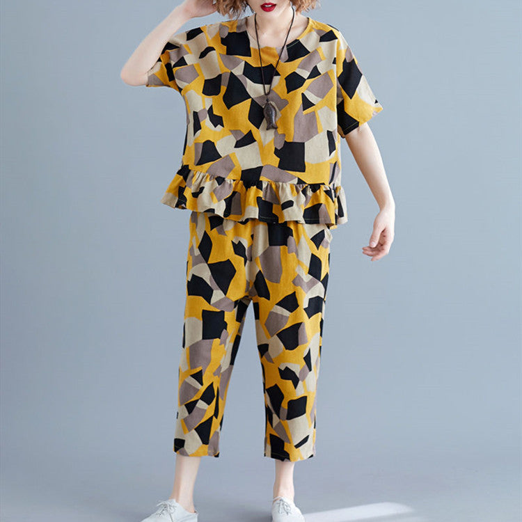 Summer Two Pieces Women Suits