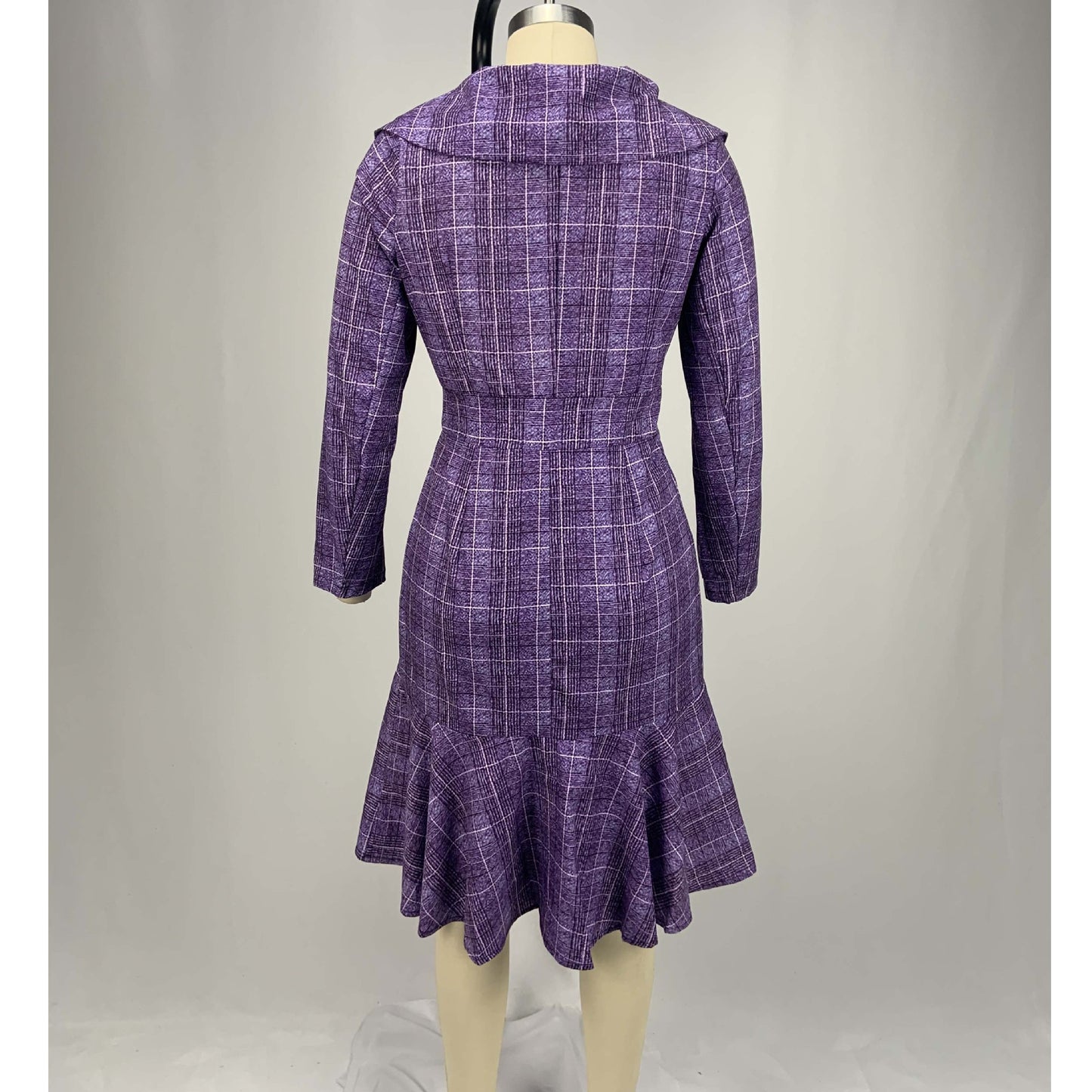 Elegant Office Lady Women Plus Sizes Dresses