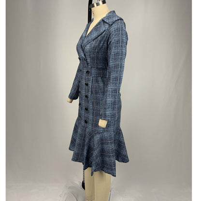 Elegant Office Lady Women Plus Sizes Dresses