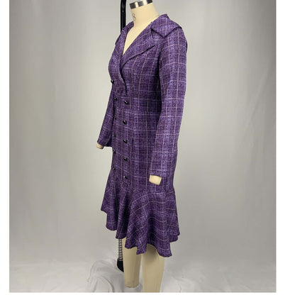 Elegant Office Lady Women Plus Sizes Dresses