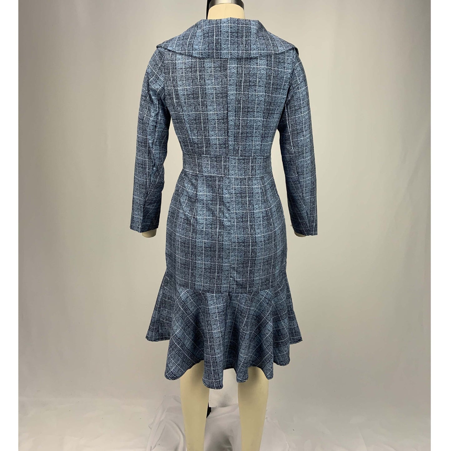 Elegant Office Lady Women Plus Sizes Dresses