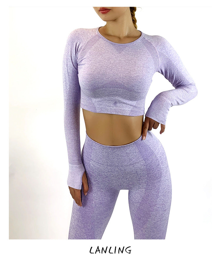 Women Long Sleeves Sporting Yoga Tops&leggings