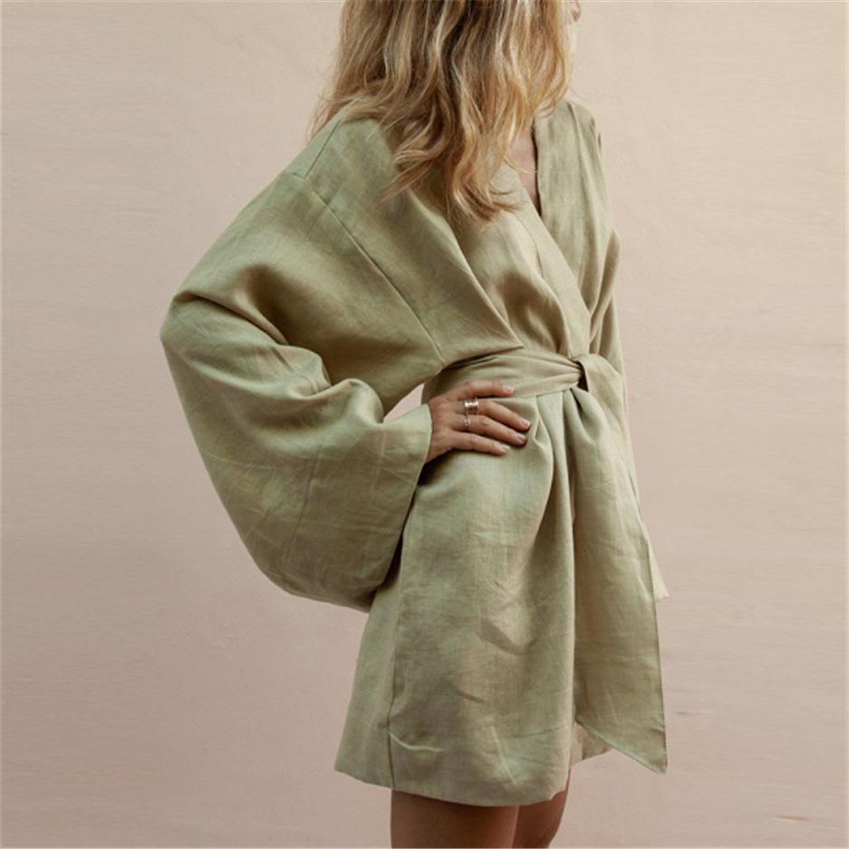 Casual Long Sleeves Short Dresses-STYLEGOING