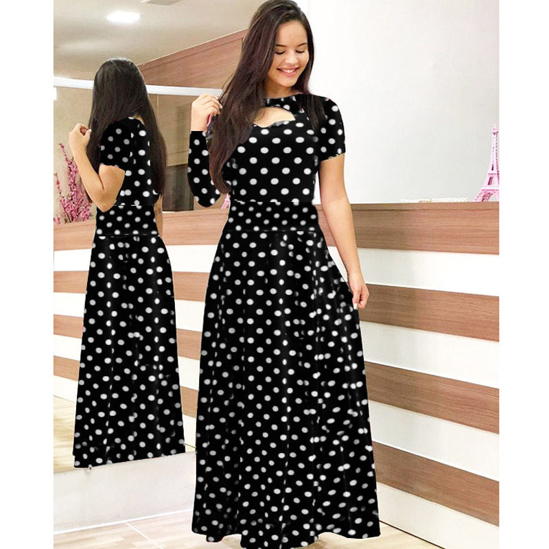 Elegant Floral Print Long Dresses for Women