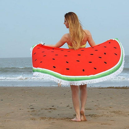 Women Summer Beach Fast Drying Print Beach Towel-STYLEGOING