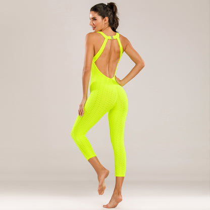 Sexy Elastic Exercising Yoga Jumpsuits for Women