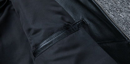 Designed Motorcycle Cowhide Leather Jackets for Men