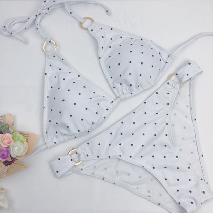 Summer Dot Print Sexy Beach Bikini-STYLEGOING
