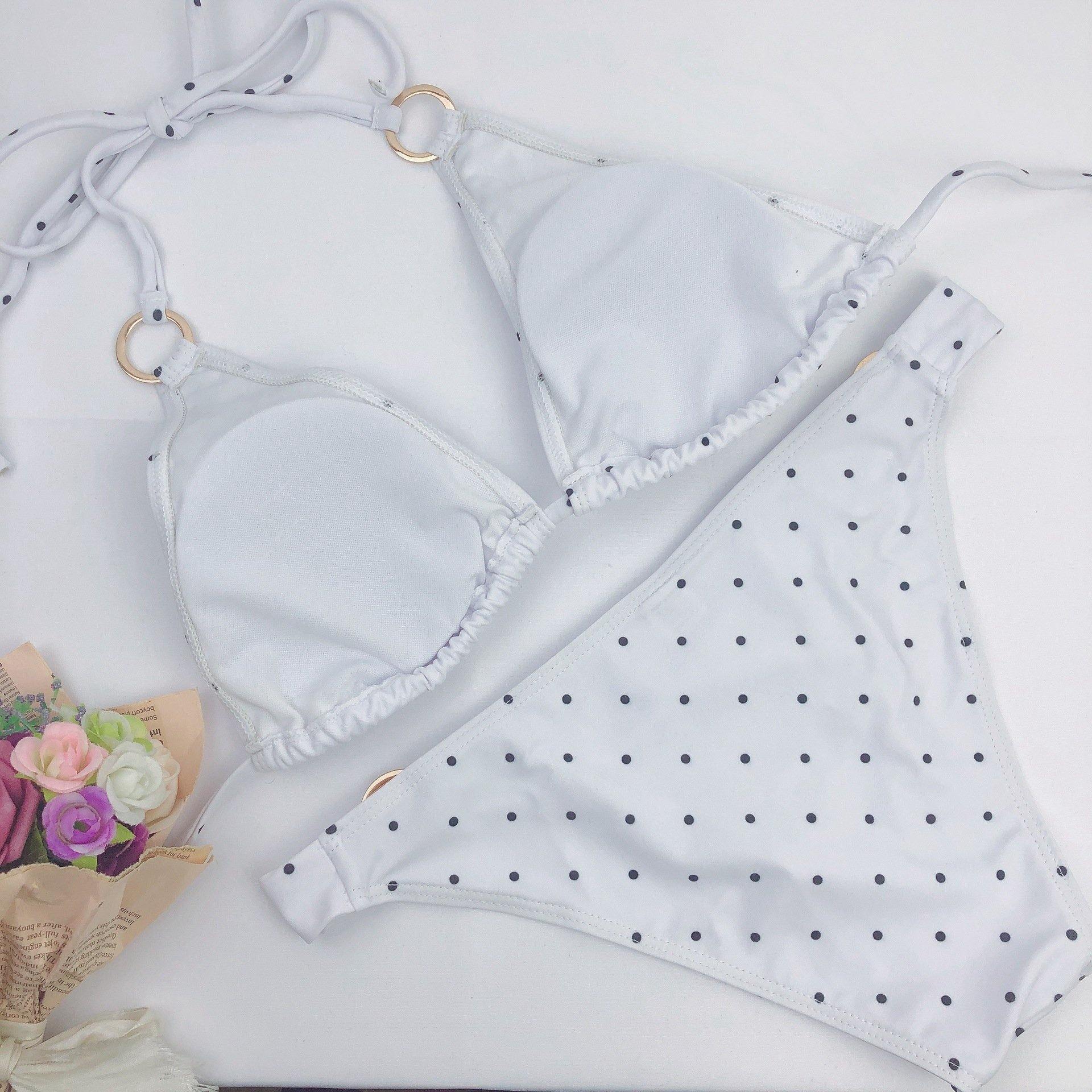 Summer Dot Print Sexy Beach Bikini-STYLEGOING