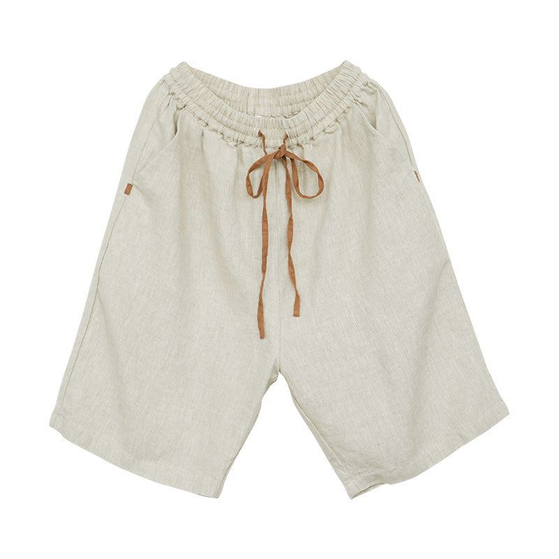 Leisure Linen Summer Women Short Pants