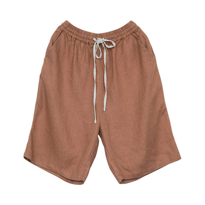Leisure Linen Summer Women Short Pants